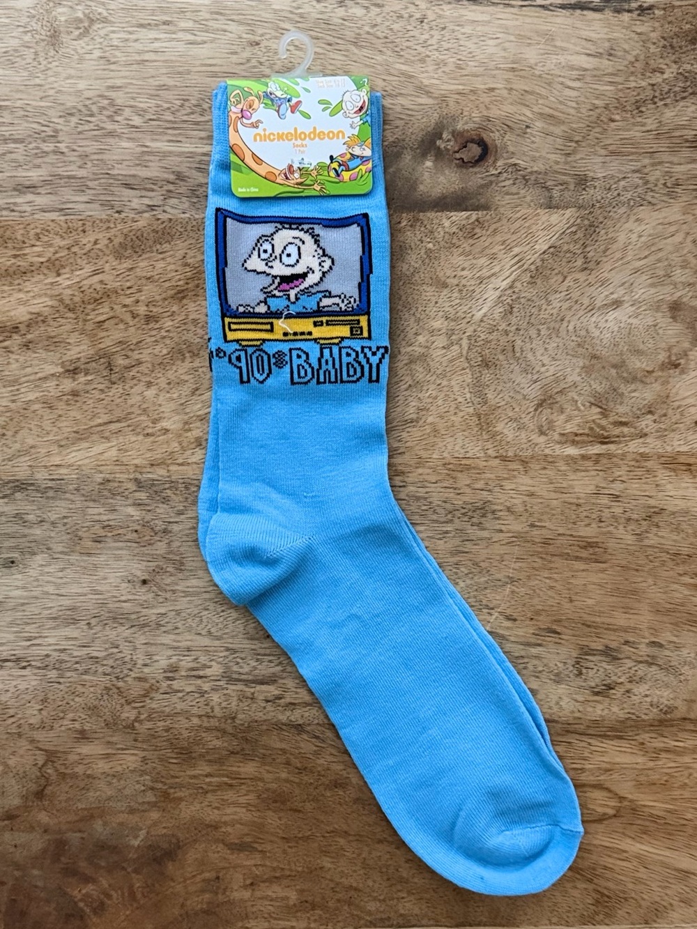 5/$20 NEW Adult Rugrats 90s Baby Tommy Pickles Socks
